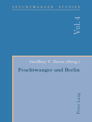 cover image of Feuchtwanger und Berlin